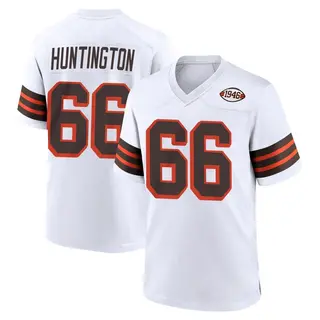 Cleveland Browns Youth Adin Huntington Game 1946 Collection Alternate Jersey - White