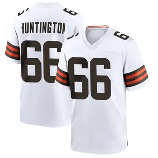 Cleveland Browns Youth Adin Huntington Game Jersey - White
