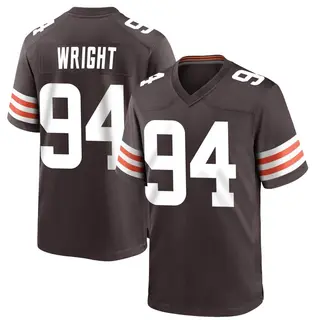 Cleveland Browns Youth Alex Wright Game Team Color Jersey - Brown