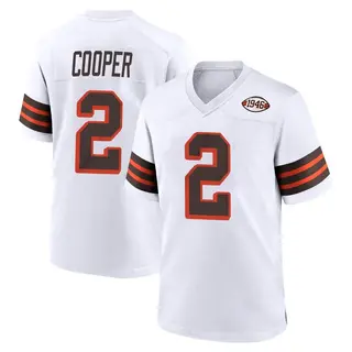 Cleveland Browns Youth Amari Cooper Game 1946 Collection Alternate Jersey - White