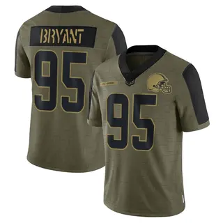 Cleveland Browns Youth Armonty Bryant Limited 2021 Salute To Service Jersey - Olive