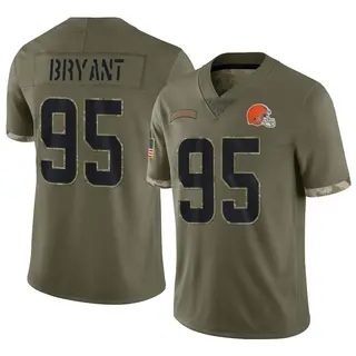 Cleveland Browns Youth Armonty Bryant Limited 2022 Salute To Service Jersey - Olive