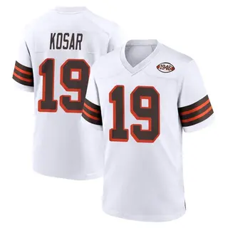 Cleveland Browns Youth Bernie Kosar Game 1946 Collection Alternate Jersey - White