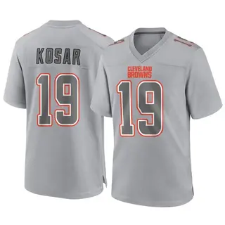 Cleveland Browns Youth Bernie Kosar Game Atmosphere Fashion Jersey - Gray