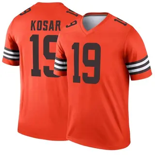 Cleveland Browns Youth Bernie Kosar Legend Inverted Jersey - Orange
