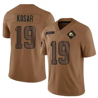 Cleveland Browns Youth Bernie Kosar Limited 2023 Salute To Service Jersey - Brown