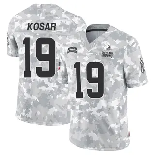 Cleveland Browns Youth Bernie Kosar Limited 2024 Salute to Service Jersey - Arctic Camo