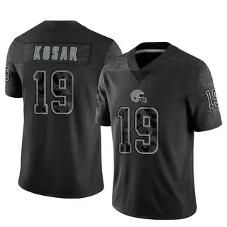 Cleveland Browns Youth Bernie Kosar Limited Reflective Jersey - Black