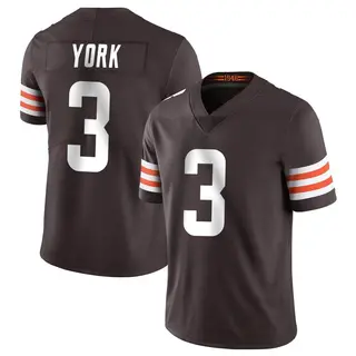 Cleveland Browns Youth Cade York Limited Team Color Vapor Untouchable Jersey - Brown