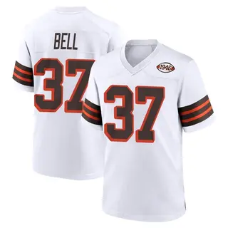 Cleveland Browns Youth D'Anthony Bell Game 1946 Collection Alternate Jersey - White