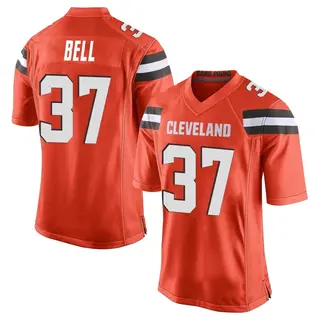 Cleveland Browns Youth D'Anthony Bell Game Alternate Jersey - Orange