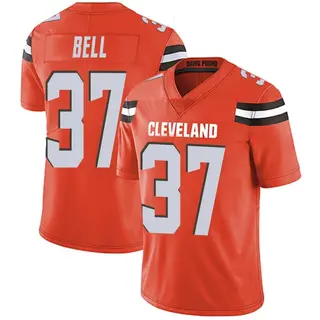Cleveland Browns Youth D'Anthony Bell Limited Alternate Vapor Untouchable Jersey - Orange