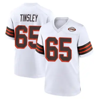 Cleveland Browns Youth Dartanyan Tinsley Game 1946 Collection Alternate Jersey - White