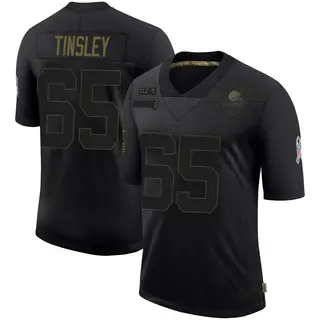 Cleveland Browns Youth Dartanyan Tinsley Limited 2020 Salute To Service Jersey - Black