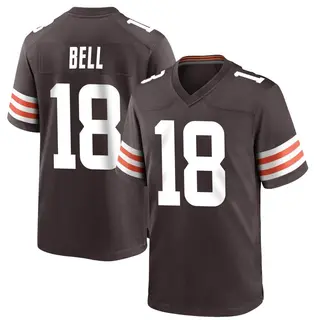 Cleveland Browns Youth David Bell Game Team Color Jersey - Brown