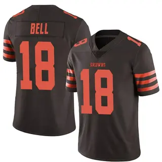Cleveland Browns Youth David Bell Limited Color Rush Jersey - Brown