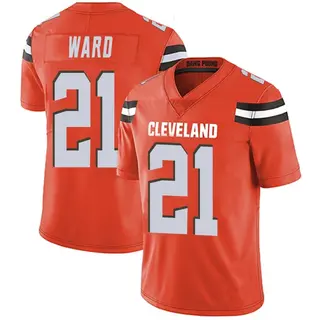 Cleveland Browns Youth Denzel Ward Limited Alternate Vapor Untouchable Jersey - Orange