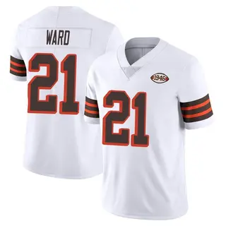 Cleveland Browns Youth Denzel Ward Limited Vapor 1946 Collection Alternate Jersey - White