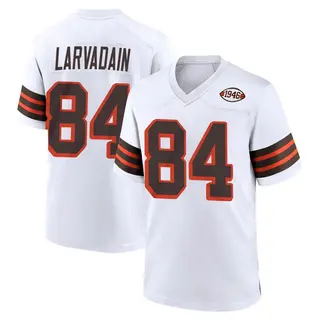 Cleveland Browns Youth Gage Larvadain Game 1946 Collection Alternate Jersey - White
