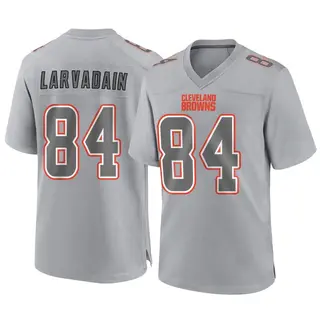 Cleveland Browns Youth Gage Larvadain Game Atmosphere Fashion Jersey - Gray