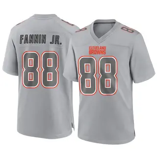 Cleveland Browns Youth Harold Fannin Jr. Game Atmosphere Fashion Jersey - Gray