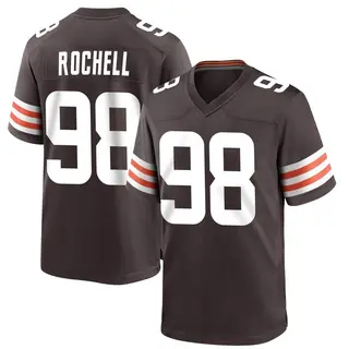 Cleveland Browns Youth Isaac Rochell Game Team Color Jersey - Brown