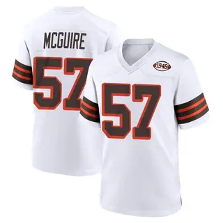 Cleveland Browns Youth Isaiah McGuire Game 1946 Collection Alternate Jersey - White