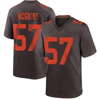 Cleveland Browns Youth Isaiah McGuire Game Alternate Jersey - Brown