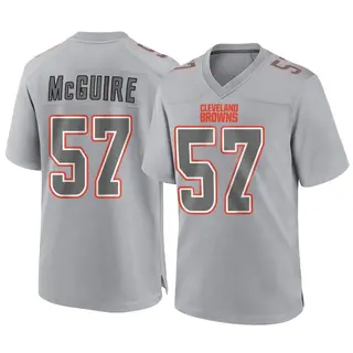 Cleveland Browns Youth Isaiah McGuire Game Atmosphere Fashion Jersey - Gray