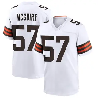 Cleveland Browns Youth Isaiah McGuire Game Jersey - White