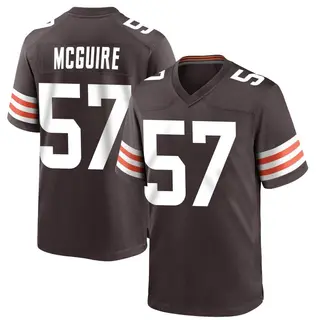 Cleveland Browns Youth Isaiah McGuire Game Team Color Jersey - Brown