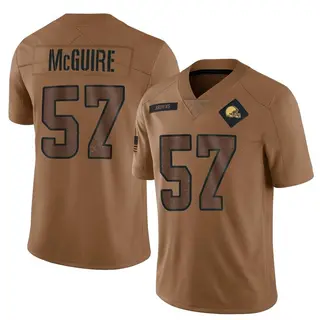 Cleveland Browns Youth Isaiah McGuire Limited 2023 Salute To Service Jersey - Brown