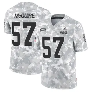Cleveland Browns Youth Isaiah McGuire Limited 2024 Salute to Service Jersey - Arctic Camo