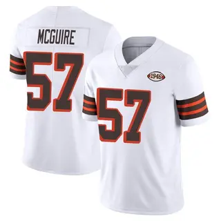 Cleveland Browns Youth Isaiah McGuire Limited Vapor 1946 Collection Alternate Jersey - White