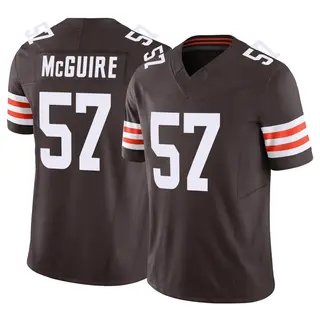 Cleveland Browns Youth Isaiah McGuire Limited Vapor F.U.S.E. Jersey - Brown
