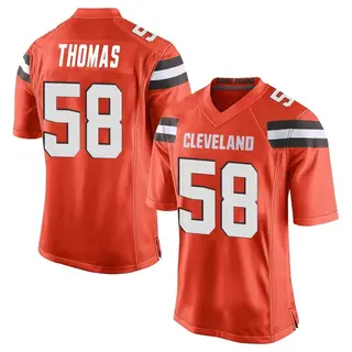 Cleveland Browns Youth Isaiah Thomas Game Alternate Jersey - Orange