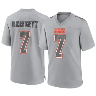 Cleveland Browns Youth Jacoby Brissett Game Atmosphere Fashion Jersey - Gray