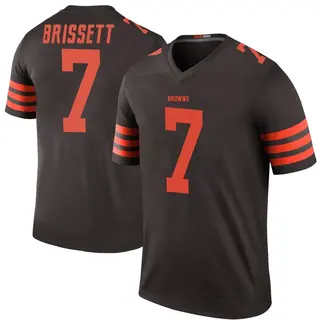 Cleveland Browns Youth Jacoby Brissett Legend Color Rush Jersey - Brown
