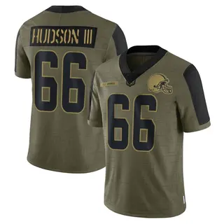 Cleveland Browns Youth James Hudson III Limited 2021 Salute To Service Jersey - Olive