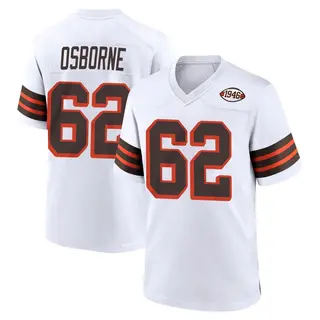 Cleveland Browns Youth Justin Osborne Game 1946 Collection Alternate Jersey - White