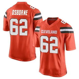 Cleveland Browns Youth Justin Osborne Game Alternate Jersey - Orange