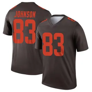 Cleveland Browns Youth Kisean Johnson Legend Alternate Jersey - Brown