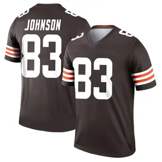 Cleveland Browns Youth Kisean Johnson Legend Jersey - Brown