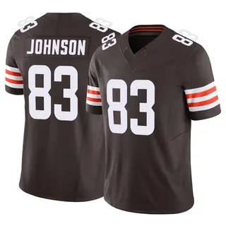 Cleveland Browns Youth Kisean Johnson Limited Vapor F.U.S.E. Jersey - Brown