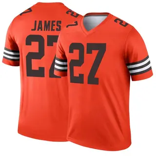 Cleveland Browns Youth LaMareon James Legend Inverted Jersey - Orange