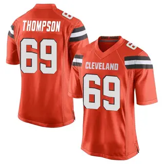 Cleveland Browns Youth Lorenzo Thompson Game Alternate Jersey - Orange