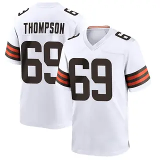 Cleveland Browns Youth Lorenzo Thompson Game Jersey - White