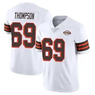 Cleveland Browns Youth Lorenzo Thompson Limited Vapor 1946 Collection Alternate Jersey - White
