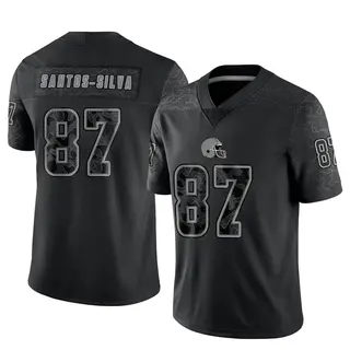 Cleveland Browns Youth Marcus Santos-Silva Limited Reflective Jersey - Black