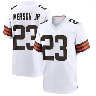 Cleveland Browns Youth Martin Emerson Jr. Game Jersey - White